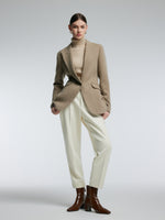 100% Merino Wool Women H-Line Blazer GOELIA