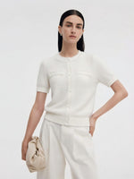 Frayed Edge Women Knit Top GOELIA