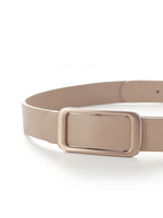 Light Camel Women Leather Belt GOELIA