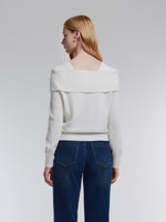 [Preview] Wool Bow Neck Women Sweater GOELIA