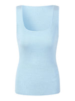Square Neck Women Knit Tank Top GOELIA