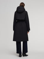 Hooded Unisex Goose Down Trench Coat GOELIA