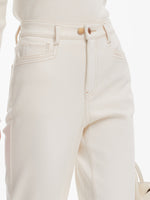 [Preview] Soft Brushed Denim Women Flared Jeans GOELIA