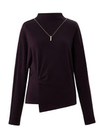[Preview] Double-Faced Brushed Mock Neck Women Knit Top GOELIA