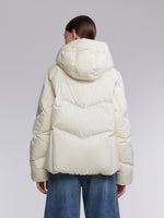 [Preview] Hooded Goose Down Cropped Jacket GOELIA