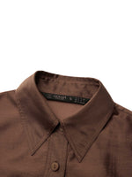 Tencel Blend Women Sheer Cropped Jacket GOELIA