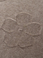 Wool Jacquard Mock Neck Women Sweater GOELIA