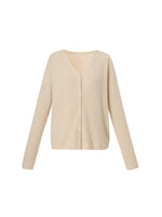 100% Cashmere Reversible Women Cardigan GOELIA