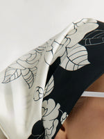 Camellia Printed 60 Square Pure Silk Scarf GOELIA