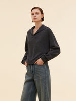 Cashmere Wool Blend Women Sweater GOELIA