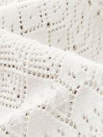 Cotton Openwork Tank Top And Pants Two-Piece Set GOELIA