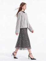 Eco-friendly Faux Fur Women H-Line Coat GOELIA