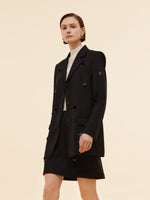 100% Worsted Wool Beaded Women Blazer GOELIA