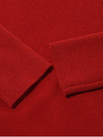 Pure Wool Mock Neck Women Sweater GOELIA