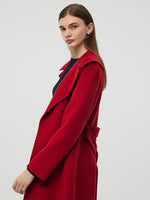 Cashmere Wool Double-Faced Women Wrap Overcoat GOELIA