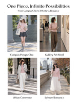 Textured Sheep Embroidered Women Cardigan GOELIA