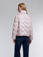 [Preview] Mandarin Collar Women Cropped Goose Down Jacket GOELIA
