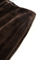 Velvet Ribbed Knit Women Loose Straight Leg Pants GOELIA