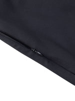 100% Worsted Wool Side Slit Women Culotte Skirt GOELIA