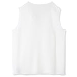White Acetate V-Neck Tank Top GOELIA