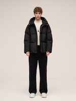 Loose Unisex Hooded Goose Down Jacket GOELIA