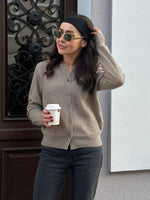 Brushed Cashmere Women Cardigan GOELIA
