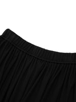 Tencel Blend Off Shoulder Knit Top And Bubble Hem Skirt Two-Piece Set GOELIA