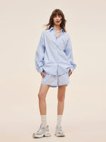100% Cotton 3D Butterfly Women Loose Fit Shirt GOELIA