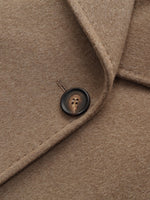 Cashmere Wool Blend Double-Faced Unisex Wrap Overcoat GOELIA