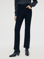 Fleece Lined Micro-Flared Ankle Length Women Pants GOELIA