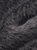 Brushed Alpaca Wool Blend Unisex Overcoat GOELIA