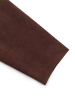 [Preview] Faux Suede Bubble Hem Women Zip-Up Cropped Jacket GOELIA