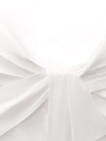 100% Cotton Stretch Off Shoulder Women Knit Bow Top GOELIA