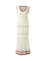 Openwork Women Maxi Vest Dress GOELIA