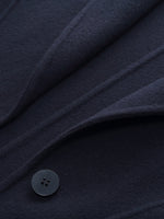 100% Wool Double-Faced Gathered Waist Women Overcoat GOELIA