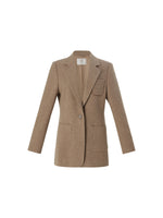 Washable Wool Cashmere Blend Women Blazer GOELIA