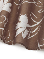 Tencel Blend Floral Print Women Skirt GOELIA