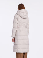 Hooded Pleated Goose Down Garment GOELIA