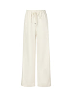 [Preview] Straight Leg Drawstring Waist Women Knit Pants GOELIA