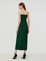 Glitter Women Party Slip Maxi Dress With Detachable Spaghetti Strap GOELIA