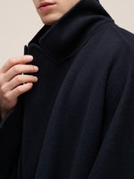 100% Wool Unisex Wrap Overcoat GOELIA