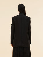100% Worsted Wool Beaded Women Blazer GOELIA