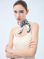 14MM Mulberry Silk Floral Print Women Scarf GOELIA