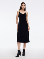 Cotton Blend Sweater And Strap Dress Two-Piece Set GOELIA