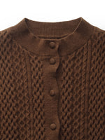 Lyocell Blend Knit Top And Cape Two-Piece Set GOELIA