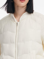 [Preview] Knit Collar Cropped Goose Down Jacket GOELIA