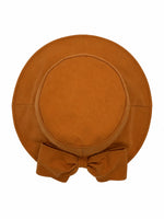 Gold Camel Bowknot Detail Bucket Hat GOELIA