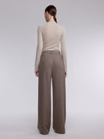 [Preview] Relaxed Straight Leg Women Knit Pants GOELIA