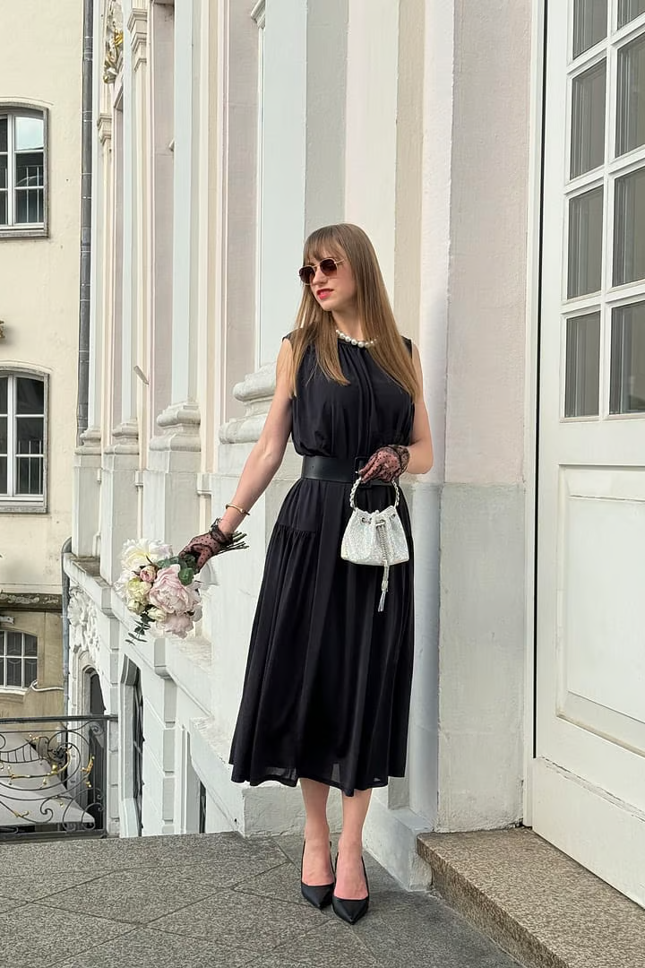 black dress for pear shape The Best Black Dress for Your Body Type White Runway