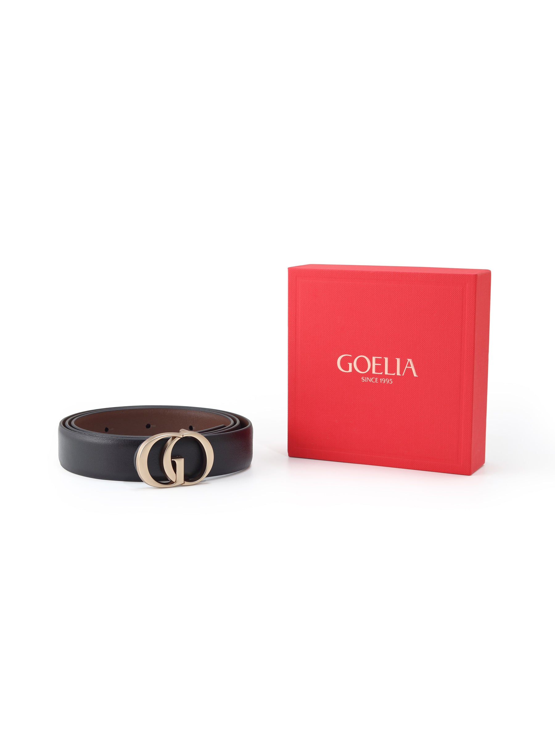 GO Letter Women Leather Belt Small Size GOELIA